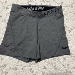 Nike Pro Women's Gray Shorts